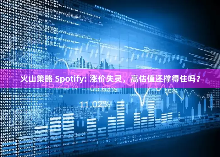 火山策略 Spotify: 涨价失灵，高估值还撑得住吗？